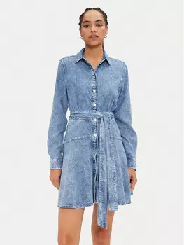 Джинсовое платье стандартного кроя Tommy Jeans, синий