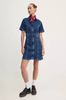 Джинсовое платье Tommy Jeans, синий
