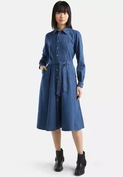 Джинсовое платье United Colors of Benetton, цвет blue