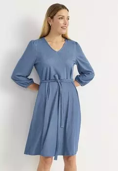 Джинсовое платье WITH SELF Cellbes Of Sweden, цвет blue denim