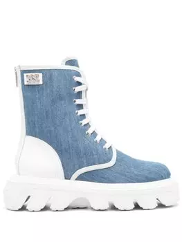 Джинсовые ботинки Generation C Casadei, синий