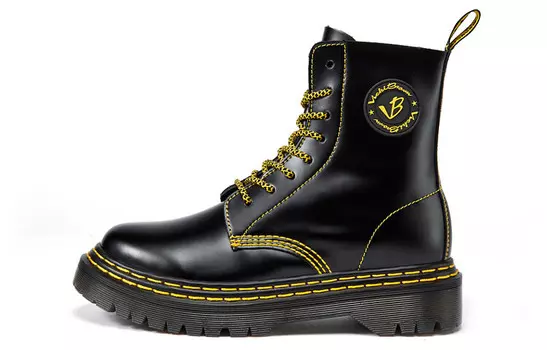 Джинсовые ботинки Martin Boot унисекс Vicki Brown, черный