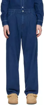 Джинсовые брюки до колена Indigo OG Carhartt Work In Progress