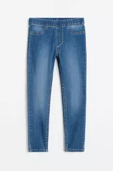 Джинсовые джеггинсы H&M, синий