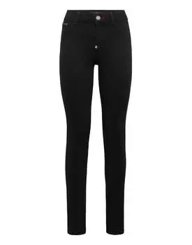 Джинсовые джеггинсы PHILIPP PLEIN, цвет blackout