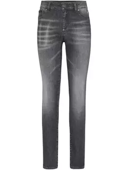 Джинсовые джеггинсы Philipp Plein, серый
