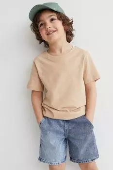 Джинсовые хлопковые шорты H&amp;M