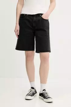 Джинсовые шорты Abercrombie & Fitch, черный