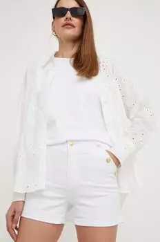 Джинсовые шорты Answear Lab, белый