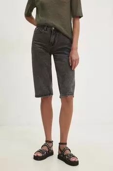 Джинсовые шорты Answear Lab, черный
