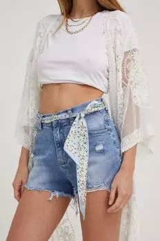 Джинсовые шорты Answear Lab, синий