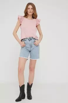 Джинсовые шорты Answear Lab, синий