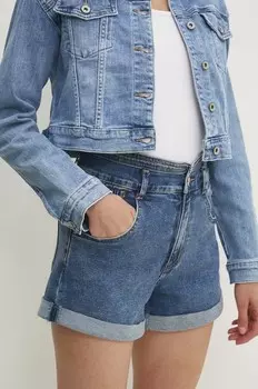 Джинсовые шорты Answear Lab, синий