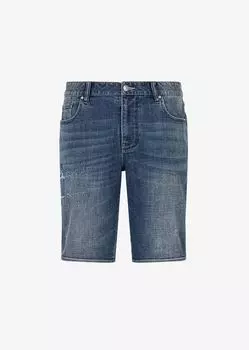 Джинсовые шорты Armani Exchange, синий
