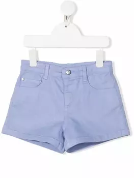 Джинсовые шорты Barbara Knot, фиолетовый
