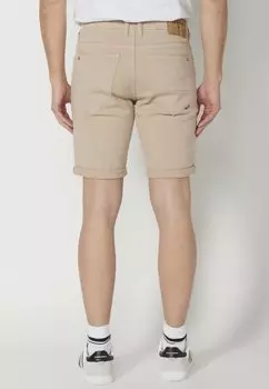 Джинсовые шорты Bermuda Stretch Regular Colors Bermuda Stret Koroshi, бежевые