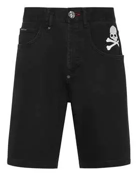 Джинсовые шорты Formentera Fit Skull&Bones PHILIPP PLEIN, цвет summer night