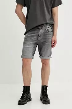 Джинсовые шорты G-Star, серый