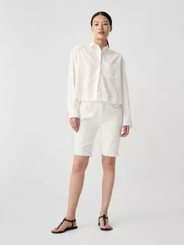 Джинсовые шорты Gap, белый