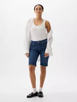 Джинсовые шорты Gap, синий