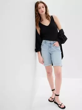 Джинсовые шорты Gap, синий