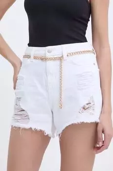 Джинсовые шорты Guess, белый