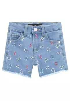 Джинсовые шорты Guess, цвет blau