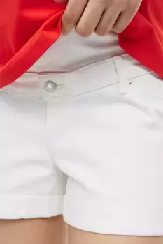 Джинсовые шорты H&M, белый