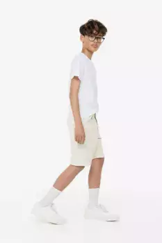 Джинсовые шорты H&M, белый