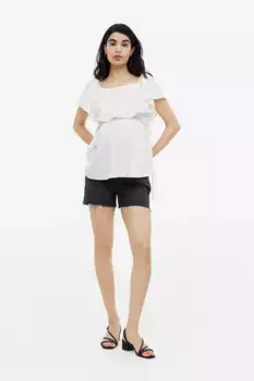 Джинсовые шорты H&M, черный