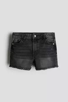 Джинсовые шорты H&M, черный