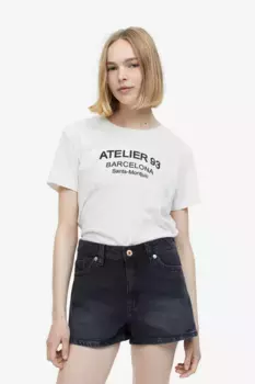 Джинсовые шорты H&M, серый