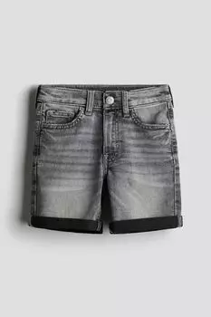 Джинсовые шорты H&M, серый