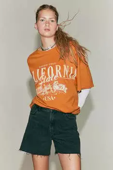 Джинсовые шорты H&M, серый
