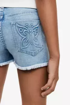 Джинсовые шорты H&M, синий