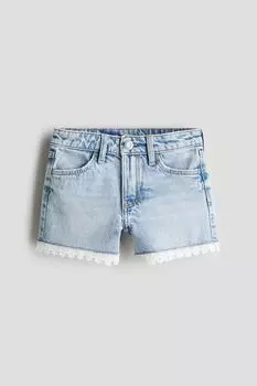 Джинсовые шорты H&M, синий