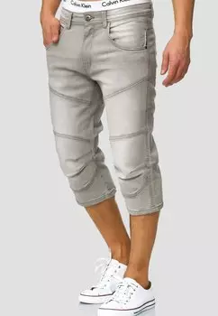 Джинсовые шорты INDICODE JEANS, цвет light grey