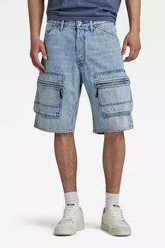 Джинсовые шорты карго G-Star Raw, синий
