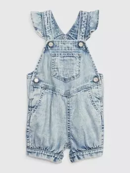 Джинсовые шорты карго Gap, синий