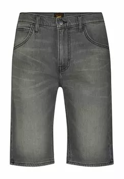 Джинсовые шорты Lee, стираный серый