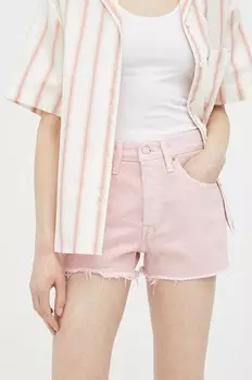 Джинсовые шорты Levi's, розовый