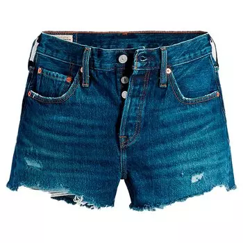 Джинсовые шорты Levis 501 Original Regular Waist, синий