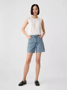 Джинсовые шорты миди Gap, синий