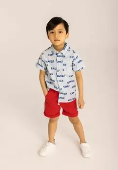 Джинсовые шорты MINOTI, цвет red
