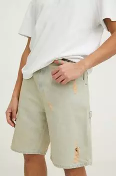 Джинсовые шорты MSGM, синий