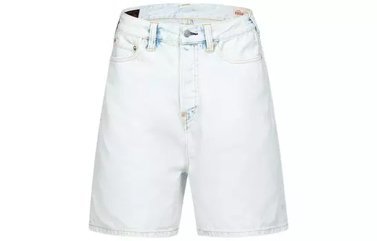 Джинсовые шорты мужские белые Evisu, белый