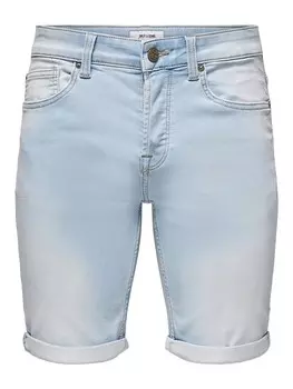 Джинсовые шорты Only & Sons Slim fit Jeans ONSPly, светло-синий