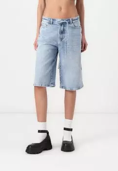 Джинсовые шорты PCSELMA WIDE Pieces, цвет Light Blue Denim