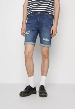Джинсовые шорты Pier One, цвет Dark Blue Denim