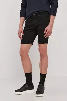 Джинсовые шорты Selected, черный